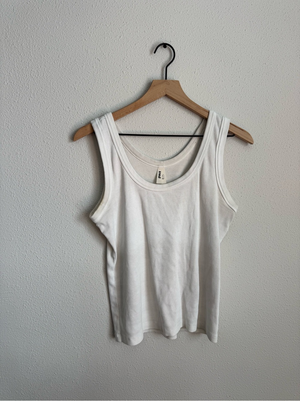 Pact White Organic Cotton Women's Tank Top